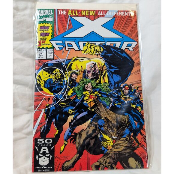 X-Factor #71 (Oct 1991, Marvel Comics) – 1st Appearance of the All-New Team - Picture 1 of 1